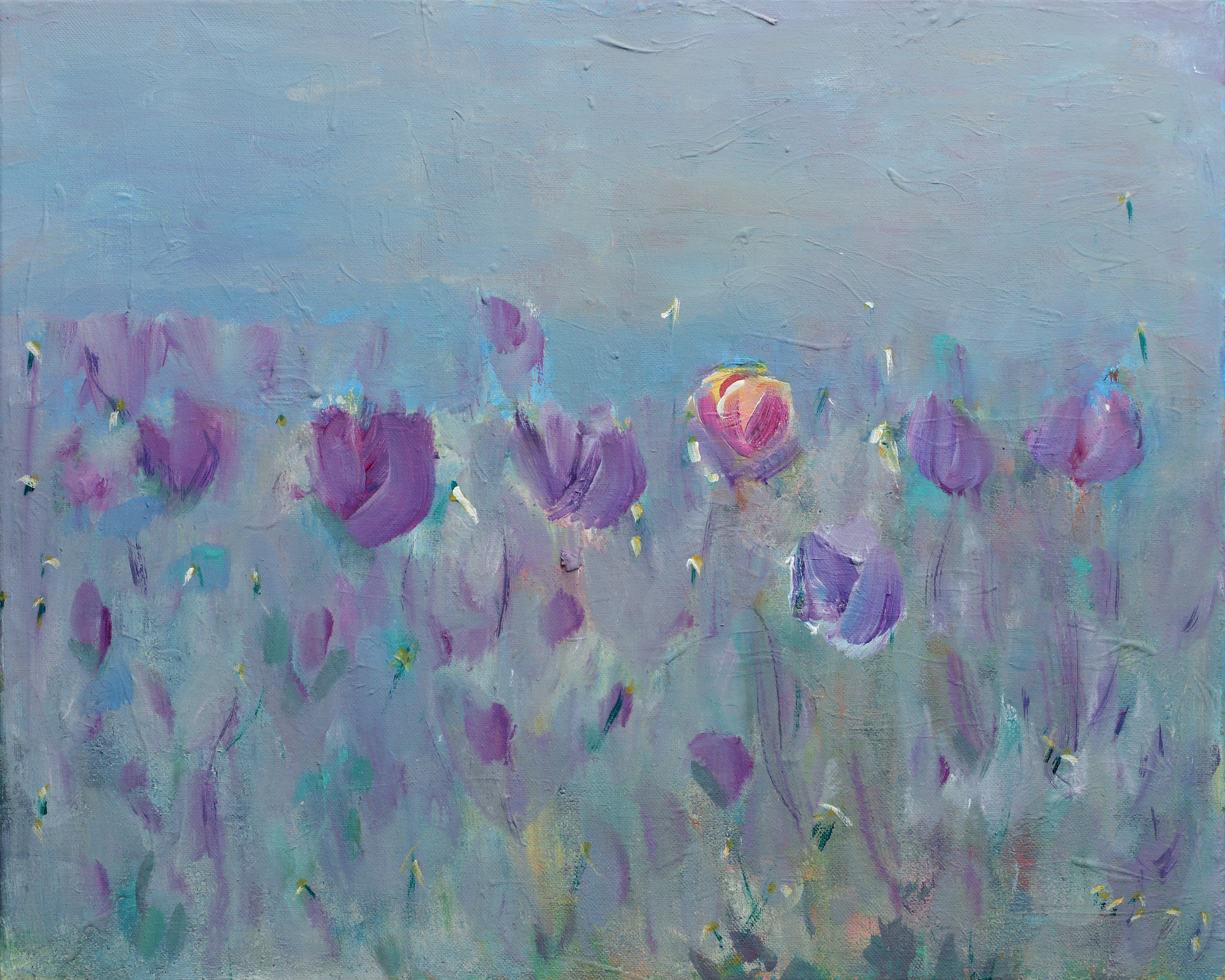 Bees In Garden - Original