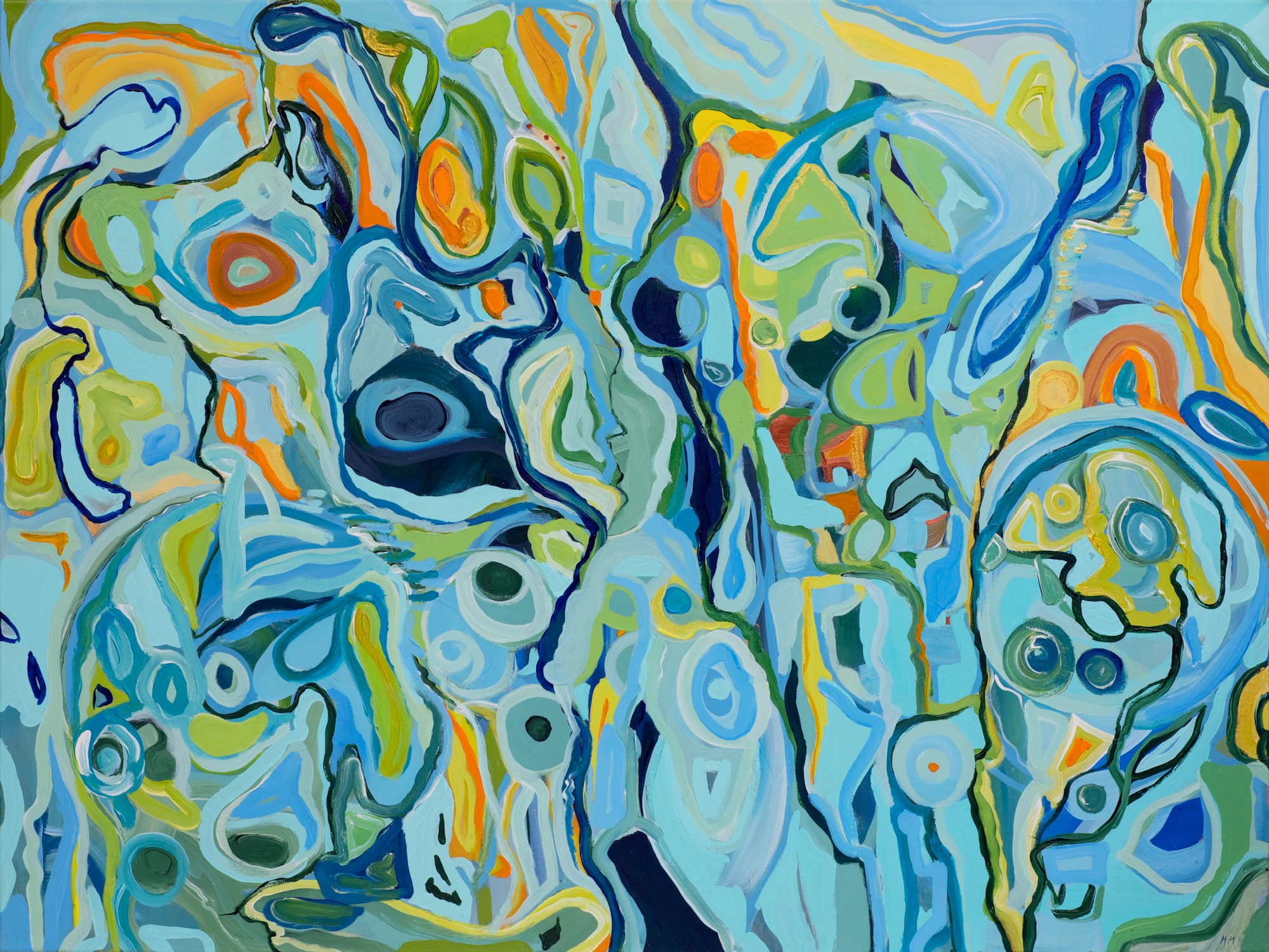 Blue Flow - Original